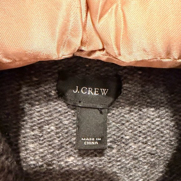 J. Crew Gray Button-Up Cardigan Wool Blend Sweater - Picture 3 of 4